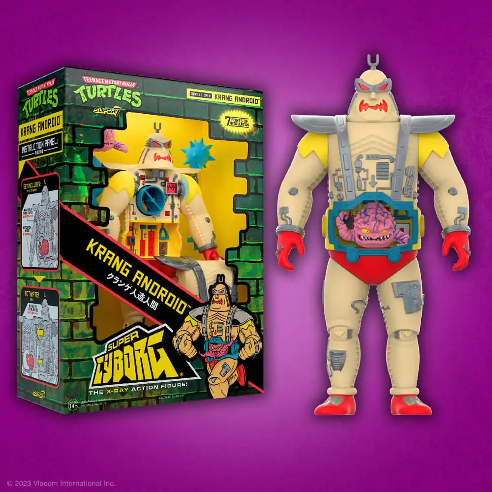 Teenage Mutant Ninja Turtles Cyborg Actionfigur Krang Android (Full Color) 28 cm Produktfoto
