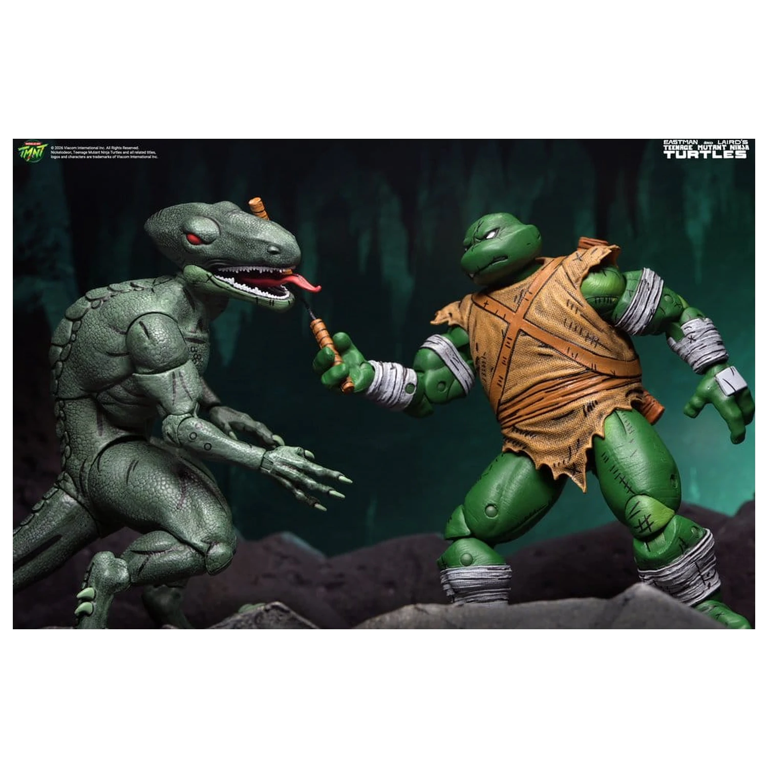 Teenage Mutant Ninja Turtles (Mirage Comics) Actionfiguren 2er-Pack Daimyo Orkai & Raptor 18 cm Produktfoto