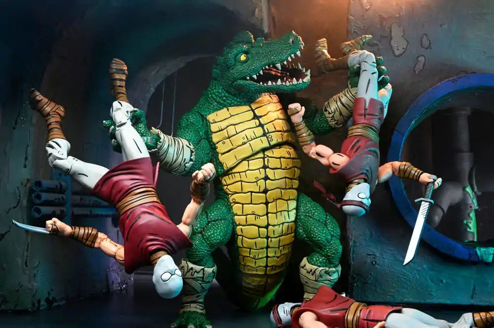 Teenage Mutant Ninja Turtles (Mirage Comics) Action Figur Leatherhead 21 cm Produktfoto