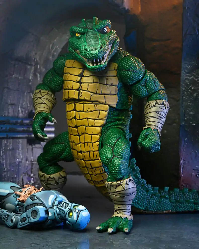 Teenage Mutant Ninja Turtles (Mirage Comics) Action Figur Leatherhead 21 cm Produktfoto