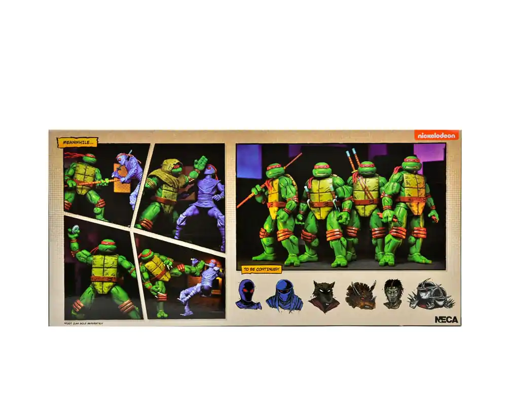 Teenage Mutant Ninja Turtles (Mirage Comics) Actionfiguren 4er-Pack Leonardo, Raphael, Michelangelo, &amp; Donatello 18 cm Produktfoto