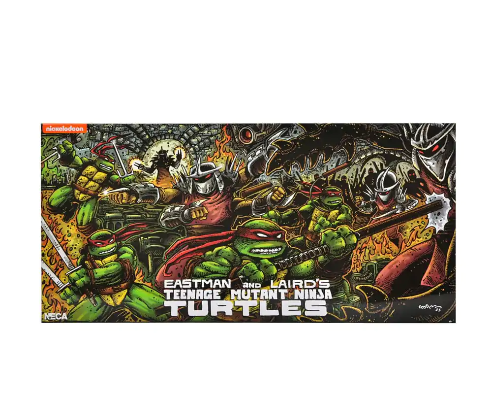 Teenage Mutant Ninja Turtles (Mirage Comics) Actionfiguren 4er-Pack Leonardo, Raphael, Michelangelo, &amp; Donatello 18 cm Produktfoto