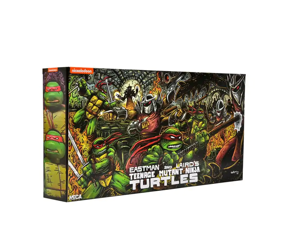 Teenage Mutant Ninja Turtles (Mirage Comics) Actionfiguren 4er-Pack Leonardo, Raphael, Michelangelo, &amp; Donatello 18 cm Produktfoto