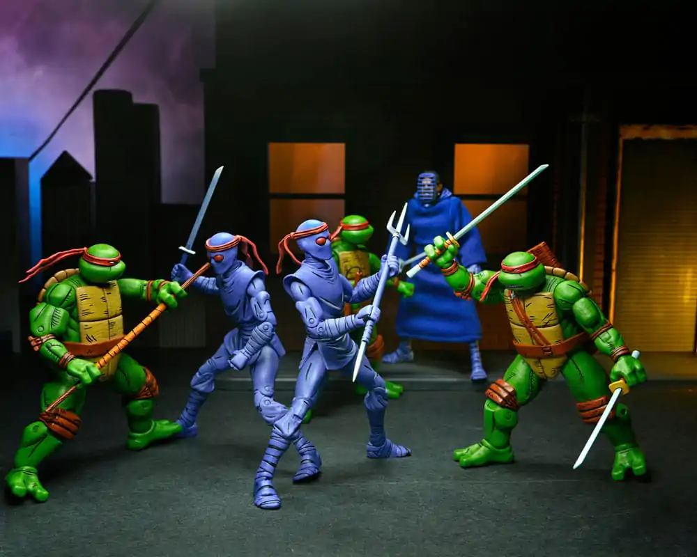Teenage Mutant Ninja Turtles (Mirage Comics) Actionfiguren 4er-Pack Leonardo, Raphael, Michelangelo, &amp; Donatello 18 cm Produktfoto