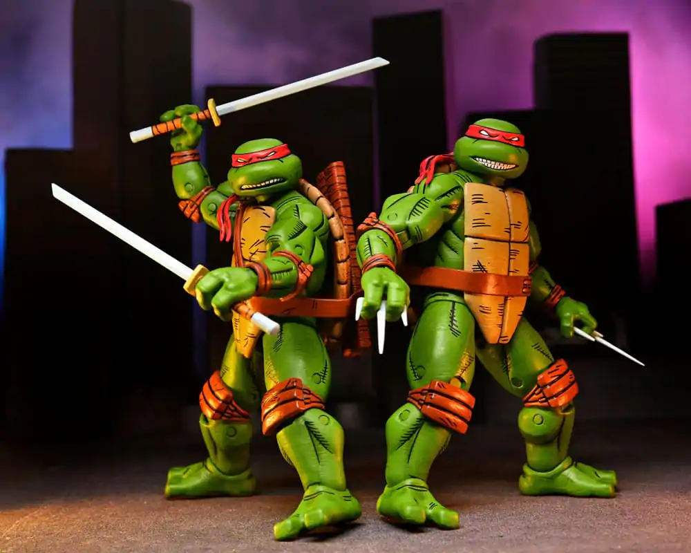 Teenage Mutant Ninja Turtles (Mirage Comics) Actionfiguren 4er-Pack Leonardo, Raphael, Michelangelo, &amp; Donatello 18 cm Produktfoto