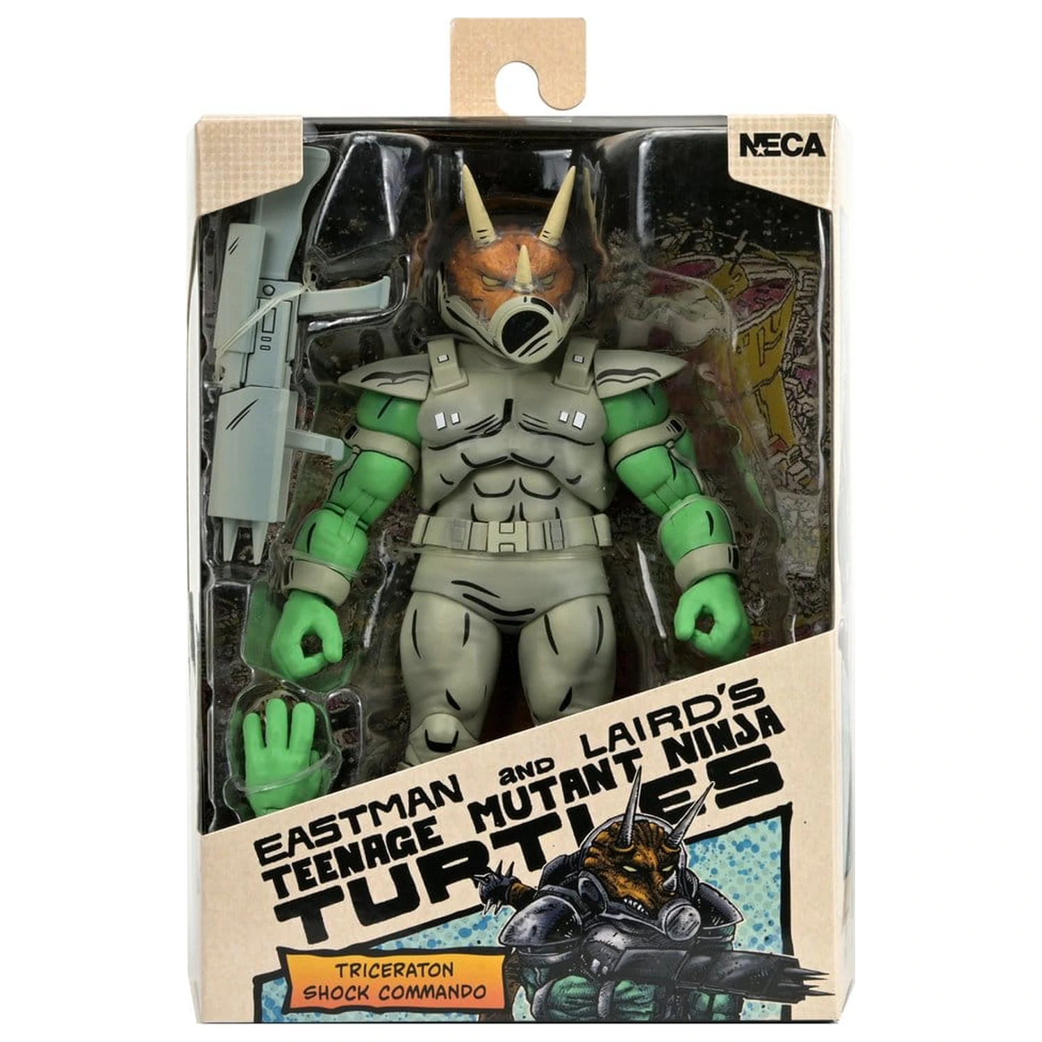 Teenage Mutant Ninja Turtles (Mirage Comics) Actionfigur Shock Commando Triceraton 18 cm Produktfoto