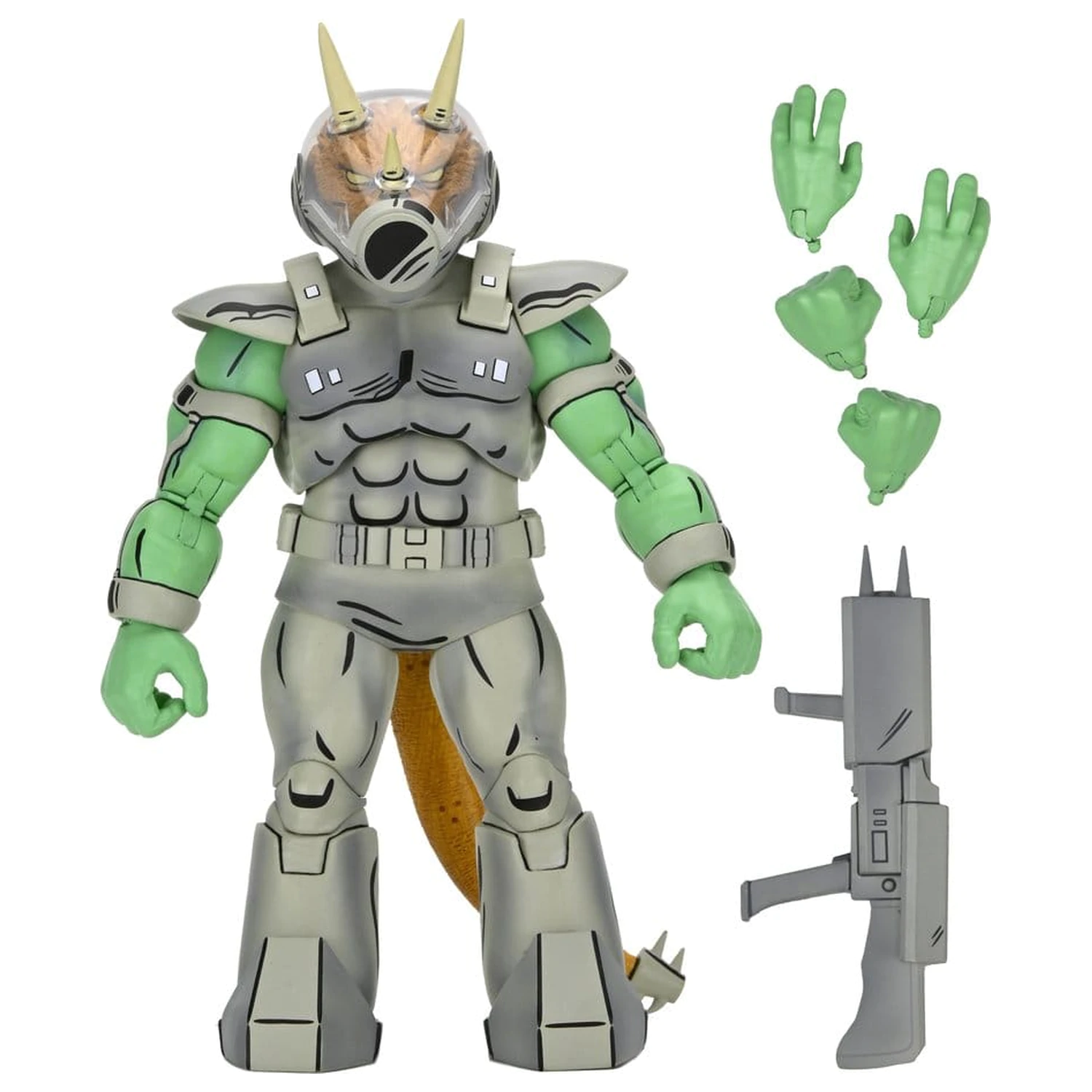 Teenage Mutant Ninja Turtles (Mirage Comics) Actionfigur Shock Commando Triceraton 18 cm Produktfoto