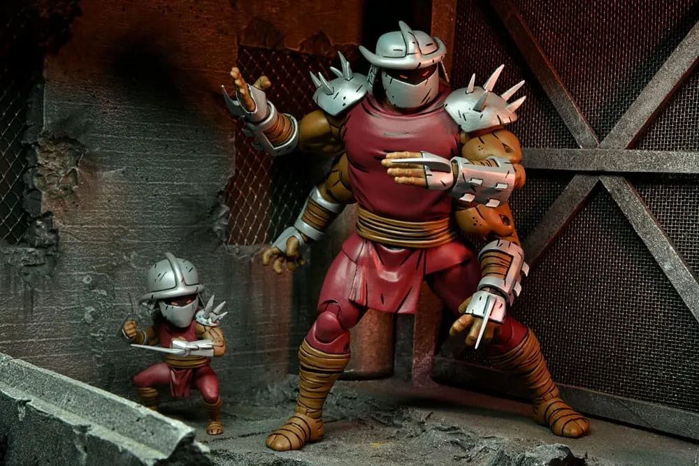 Teenage Mutant Ninja Turtles (Mirage Comics) Actionfigur Shredder Clone & Mini Shredder (Deluxe) 18 cm termékfotó