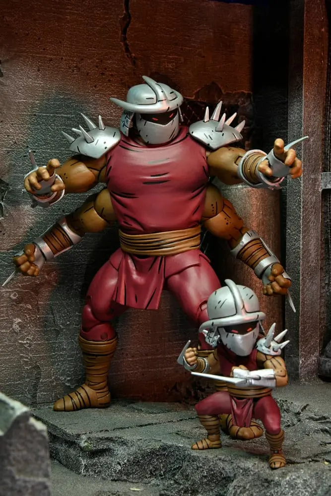 Teenage Mutant Ninja Turtles (Mirage Comics) Actionfigur Shredder Clone & Mini Shredder (Deluxe) 18 cm termékfotó