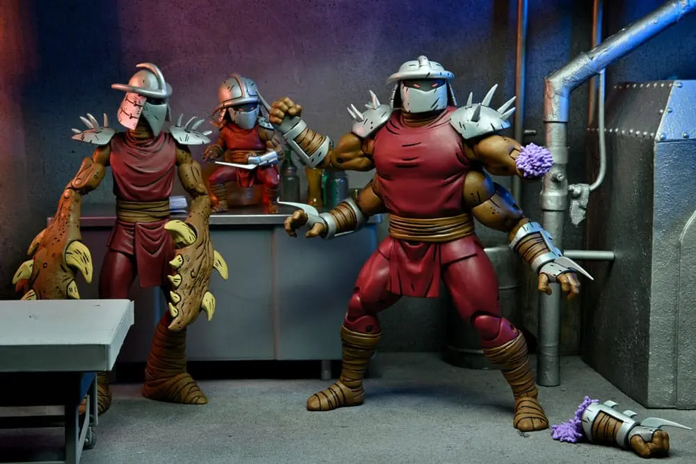 Teenage Mutant Ninja Turtles (Mirage Comics) Actionfigur Shredder Clone & Mini Shredder (Deluxe) 18 cm termékfotó