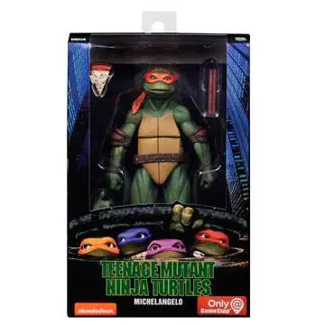 Teenage Mutant Ninja Turtles Movie 1990 Michelangelo Figur 18cm Produktfoto