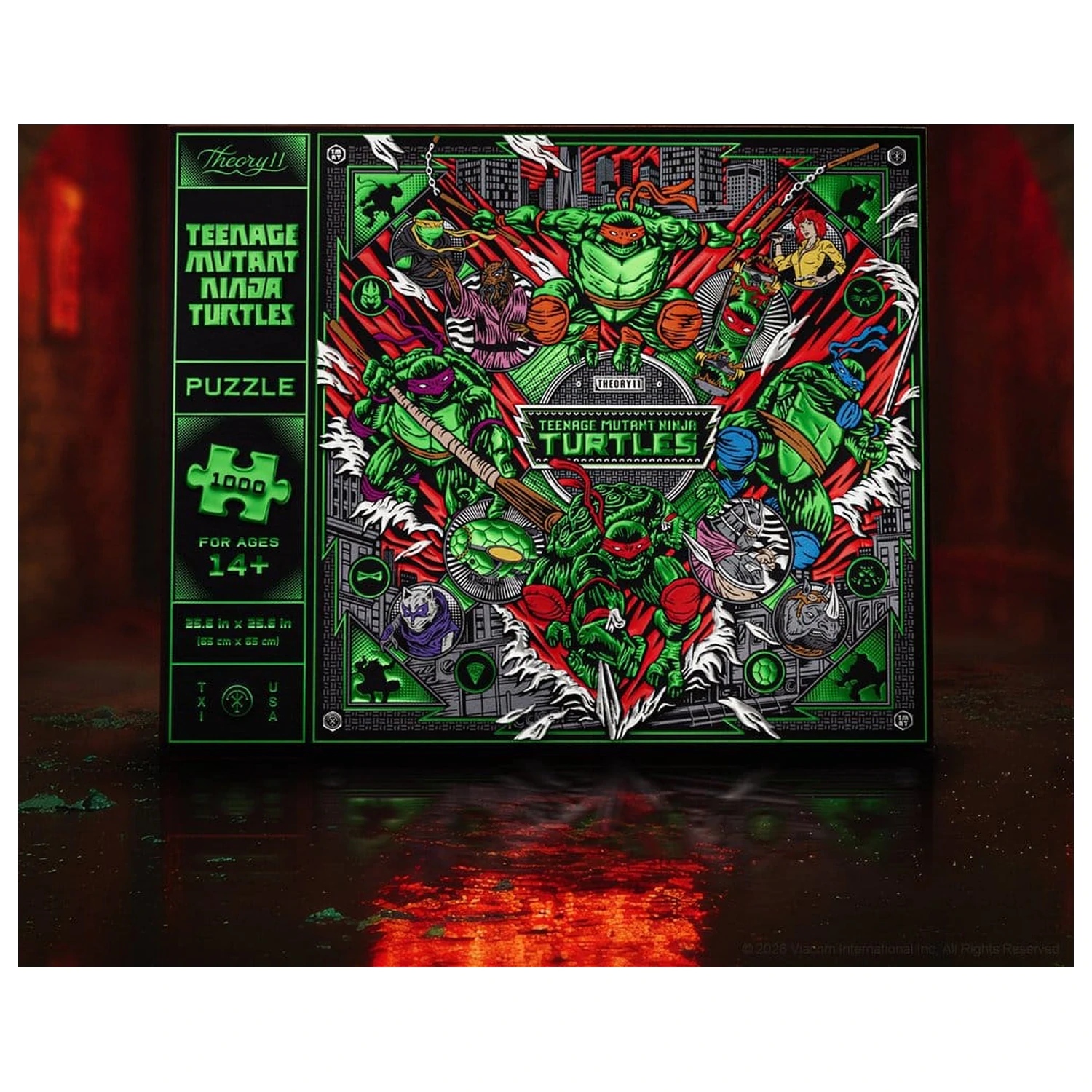 Teenage Mutant Ninja Turtles mehrdimensionales Puzzle (1000 Teile) Produktfoto