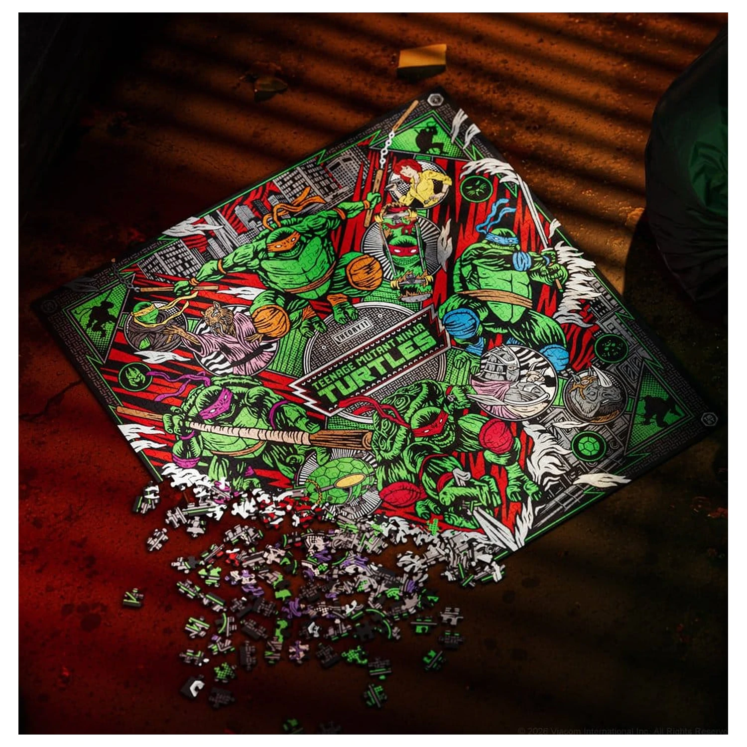 Teenage Mutant Ninja Turtles mehrdimensionales Puzzle (1000 Teile) Produktfoto