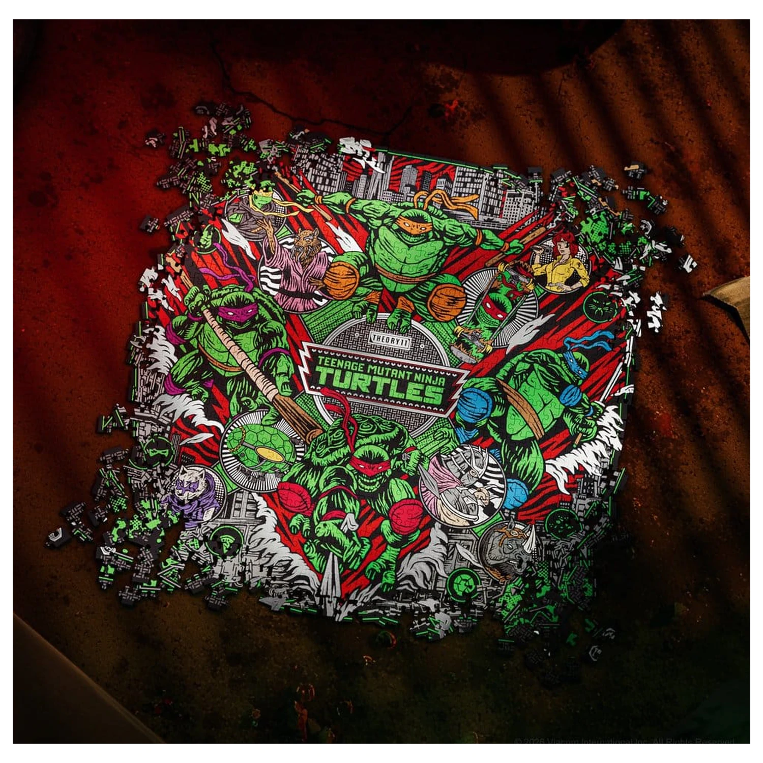 Teenage Mutant Ninja Turtles mehrdimensionales Puzzle (1000 Teile) Produktfoto