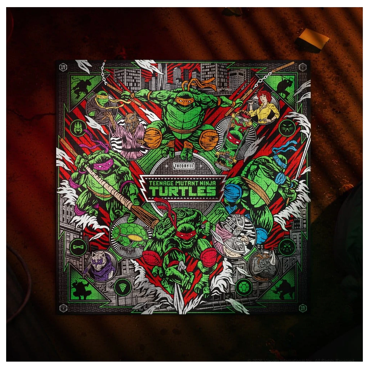 Teenage Mutant Ninja Turtles mehrdimensionales Puzzle (1000 Teile) Produktfoto
