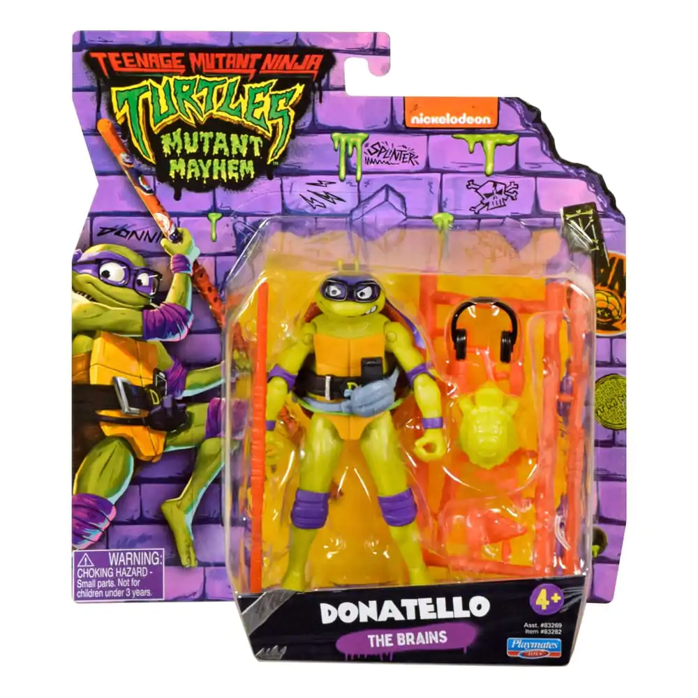 Teenage Mutant Ninja Turtles: Mutant Mayhem Action Figur Donatello 10 cm Produktfoto