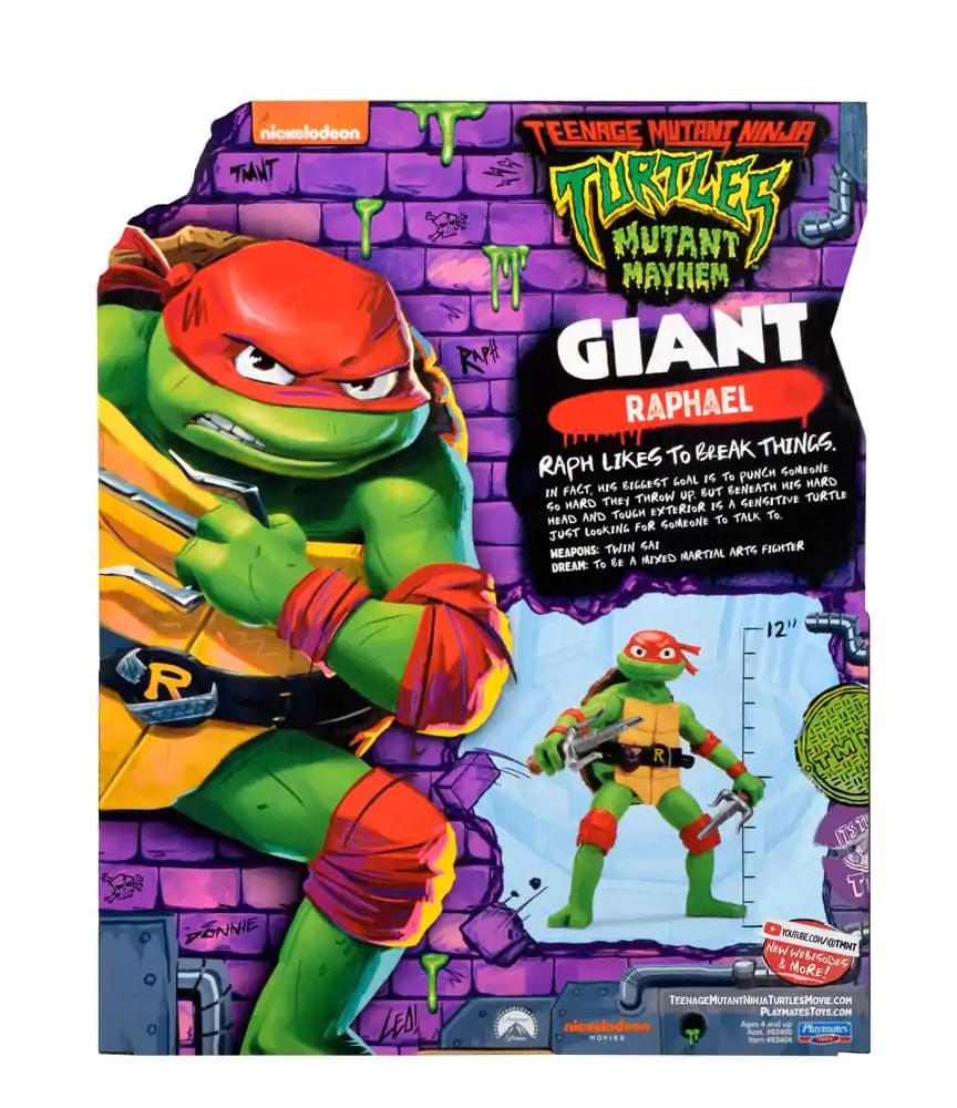 Teenage Mutant Ninja Turtles: Mutant Mayhem Action-Figur Giant Raphael 30 cm Produktfoto