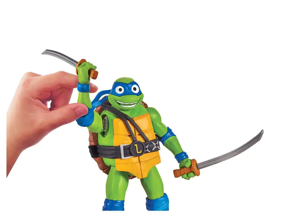 Teenage Mutant Ninja Turtles: Mutant Mayhem Ninja Shouts Action Figur Leonardo 14 cm Produktfoto
