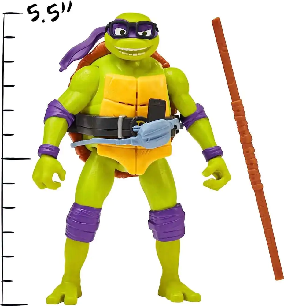 Teenage Mutant Ninja Turtles: Mutant Mayhem Ninja Shouts Action Figur Donatello 14 cm Produktfoto