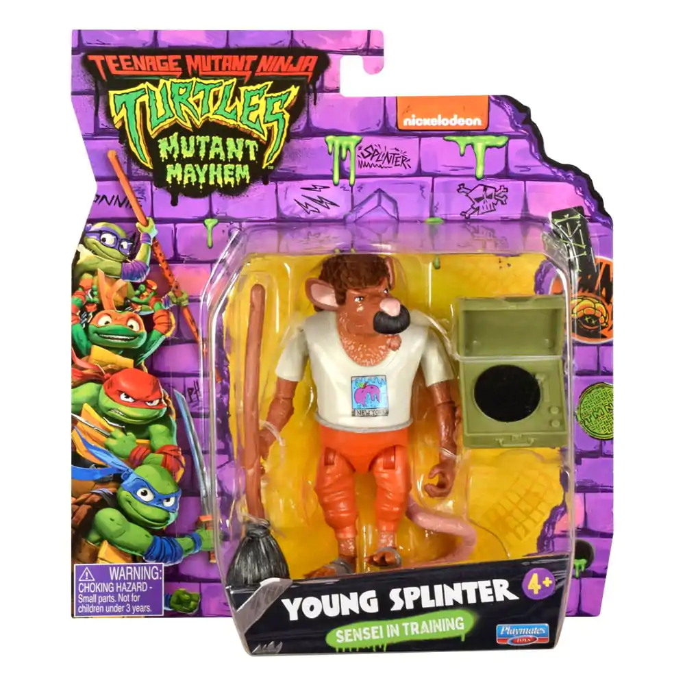 Teenage Mutant Ninja Turtles: Mutant Mayhem Actionfigur Young Splinter 11 cm Produktfoto