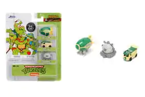 Teenage Mutant Ninja Turtles Nano Cars Diecast Miniautos 3-er Pack Produktfoto