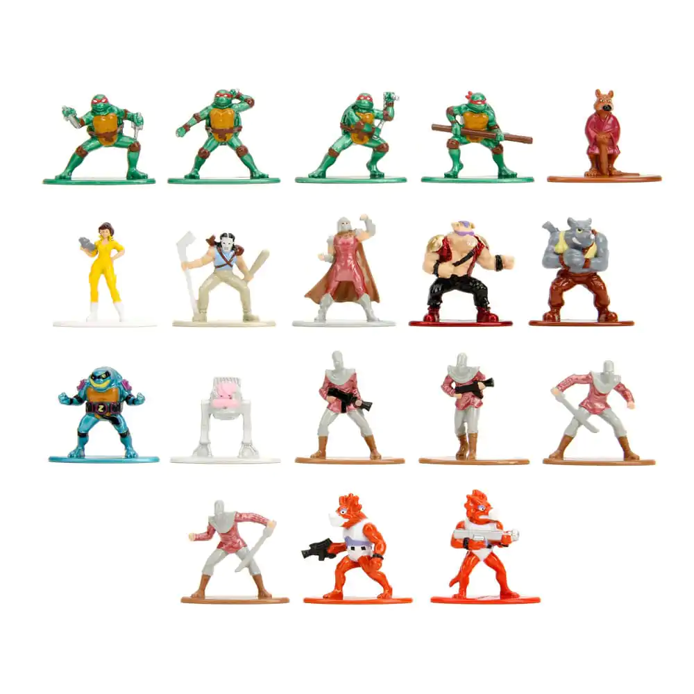 Teenage Mutant Ninja Turtles Nano Metalfigs Diecast Minifiguren 18-er Pack Wave 2 4 cm termékfotó