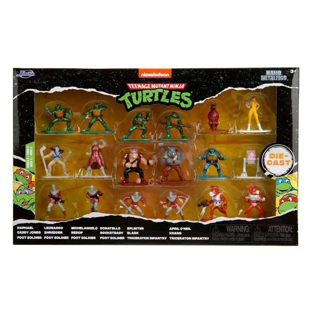 Teenage Mutant Ninja Turtles Nano Metalfigs Diecast Minifiguren 18-er Pack Wave 2 4 cm termékfotó