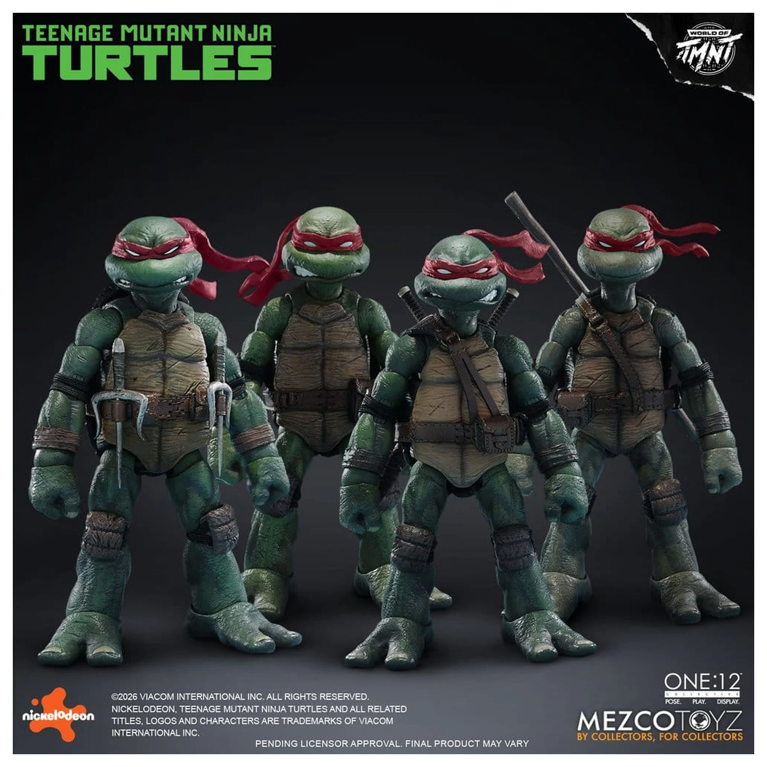 Teenage Mutant Ninja Turtles One:12 Collective Action Figuren 1/12 Boxed Set 17 cm Produktfoto