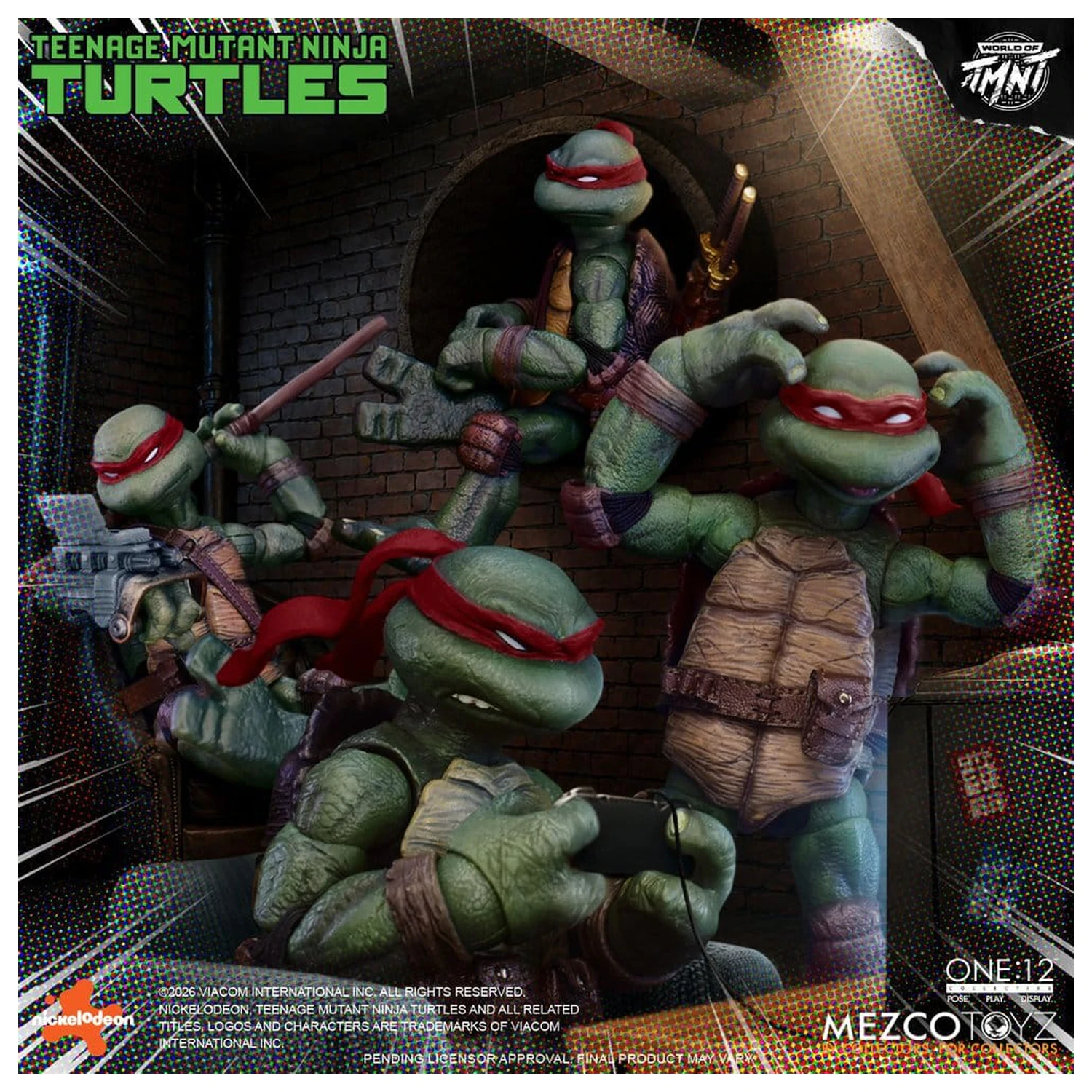 Teenage Mutant Ninja Turtles One:12 Collective Action Figuren 1/12 Boxed Set 17 cm Produktfoto