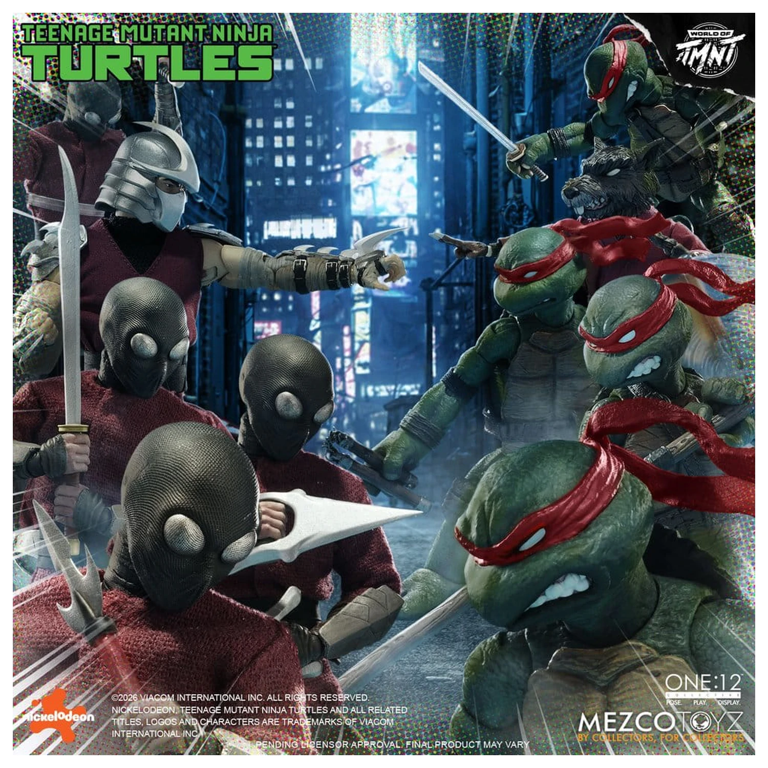 Teenage Mutant Ninja Turtles One:12 Collective Action Figuren 1/12 Boxed Set 17 cm Produktfoto