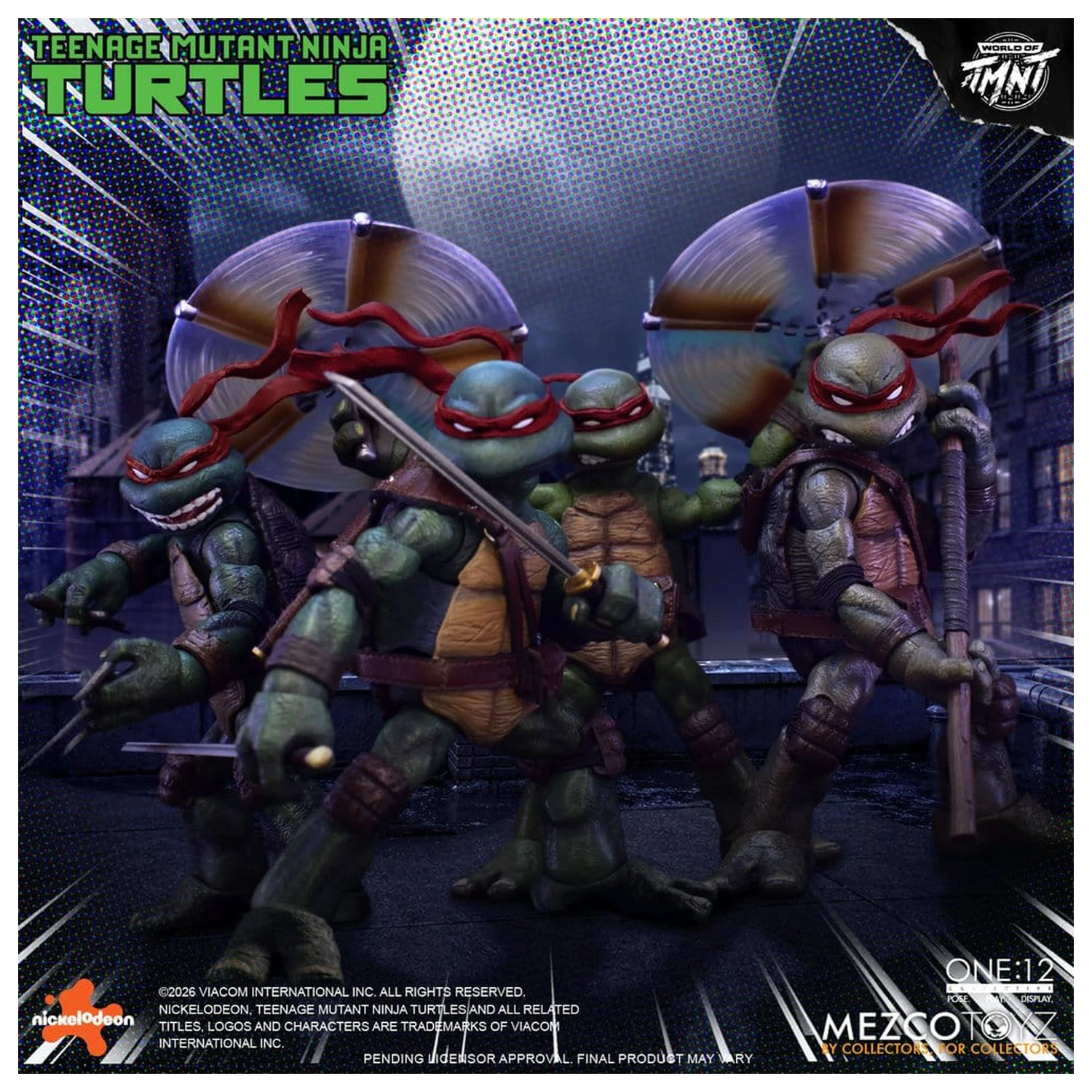 Teenage Mutant Ninja Turtles One:12 Collective Action Figuren 1/12 Boxed Set 17 cm Produktfoto