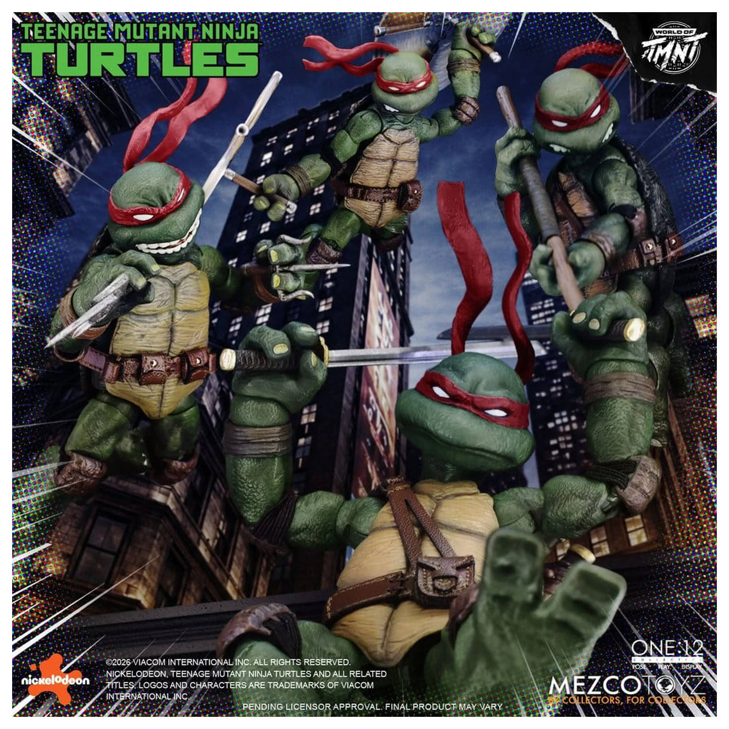 Teenage Mutant Ninja Turtles One:12 Collective Action Figuren 1/12 Boxed Set 17 cm Produktfoto