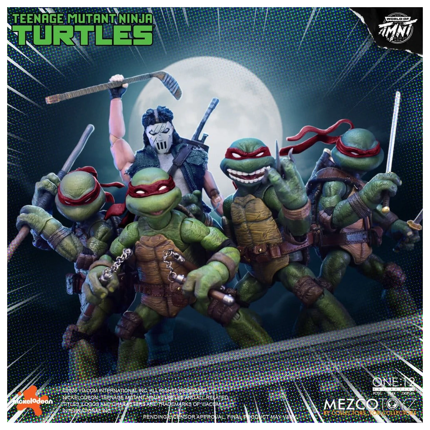 Teenage Mutant Ninja Turtles One:12 Collective Action Figuren 1/12 Boxed Set 17 cm Produktfoto