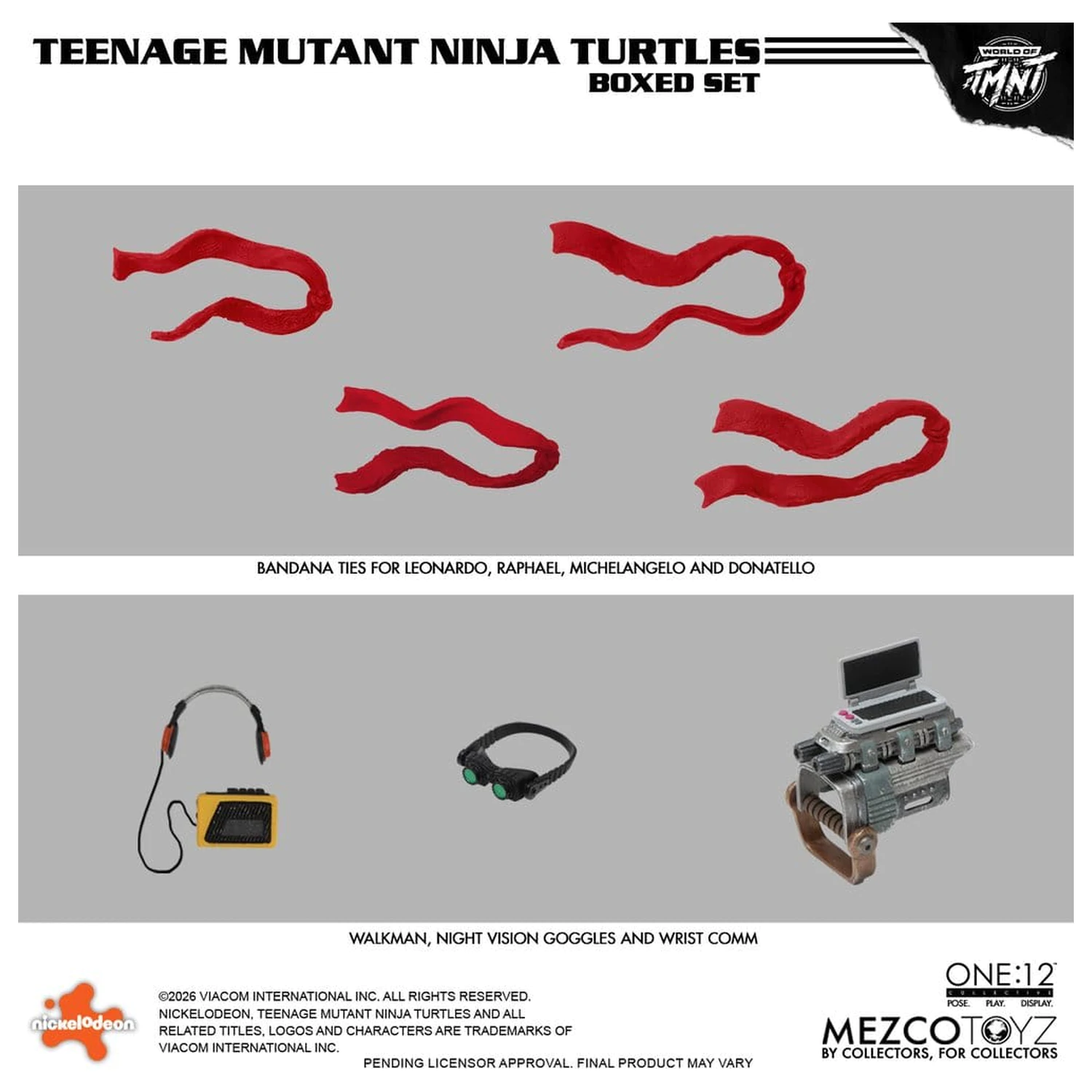 Teenage Mutant Ninja Turtles One:12 Collective Action Figuren 1/12 Boxed Set 17 cm Produktfoto