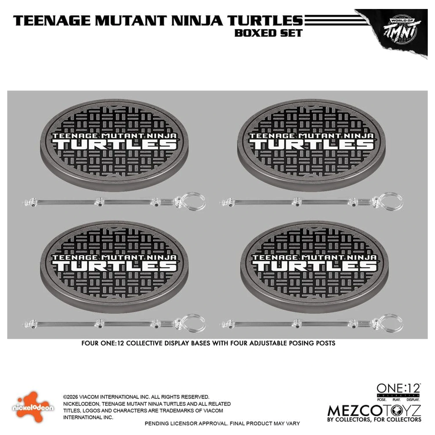 Teenage Mutant Ninja Turtles One:12 Collective Action Figuren 1/12 Boxed Set 17 cm Produktfoto