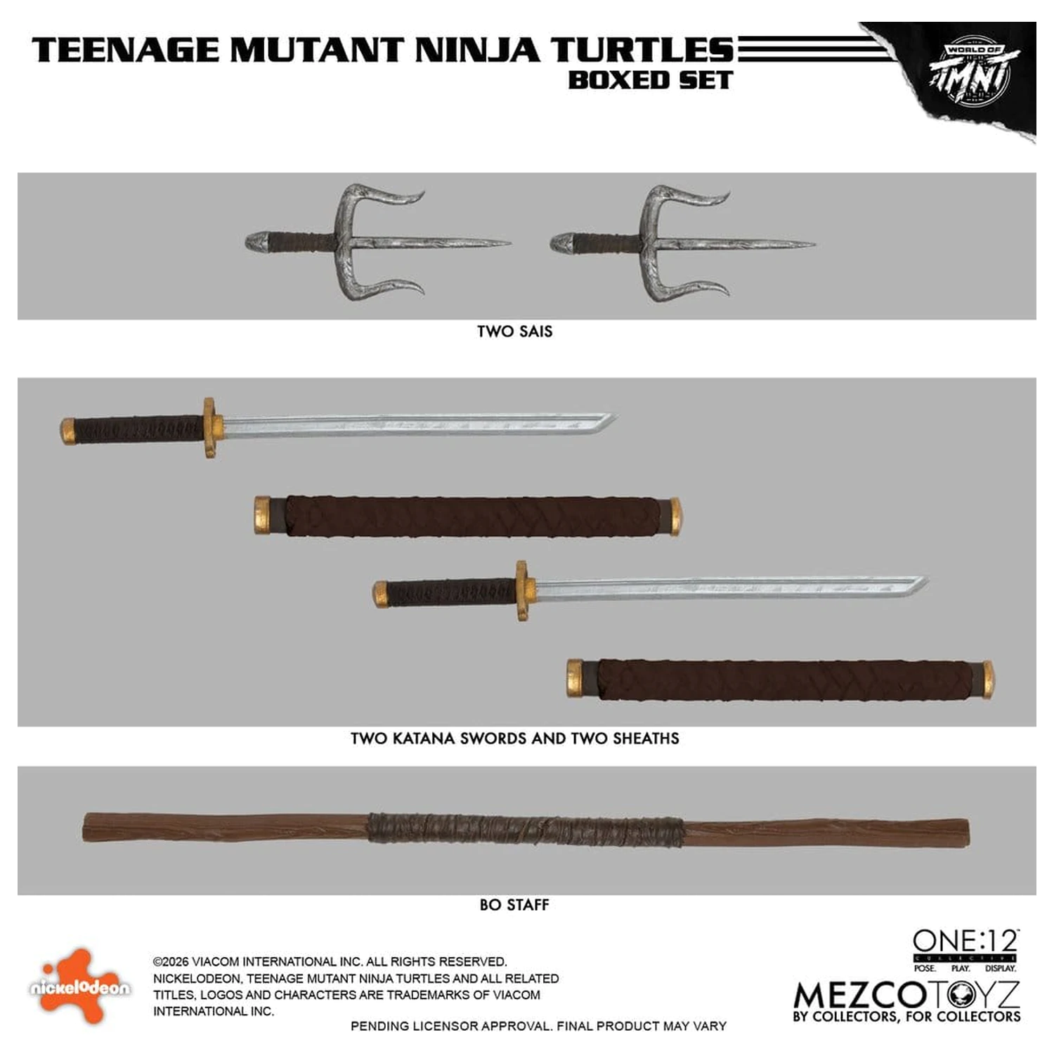 Teenage Mutant Ninja Turtles One:12 Collective Action Figuren 1/12 Boxed Set 17 cm Produktfoto