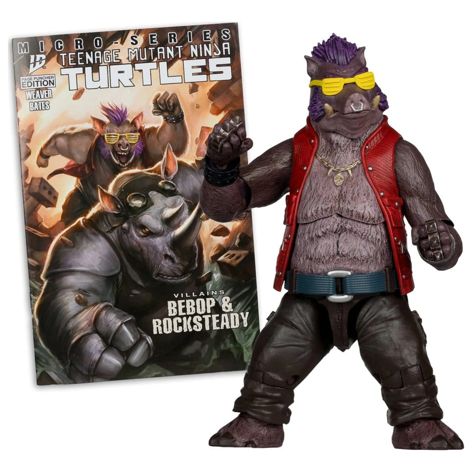Teenage Mutant Ninja Turtles Page Punchers Actionfigur Bebop 16 cm Produktfoto