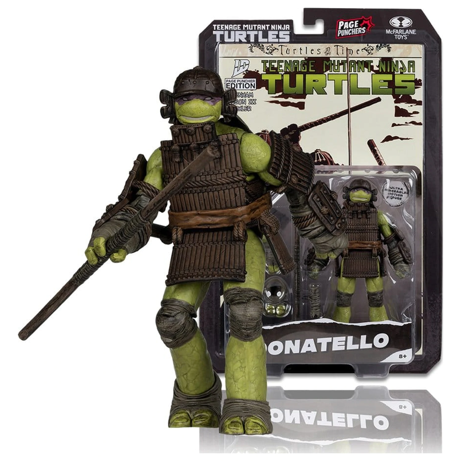 Teenage Mutant Ninja Turtles Page Punchers Actionfigur Donatello (Turtles in Time) 13 cm Produktfoto