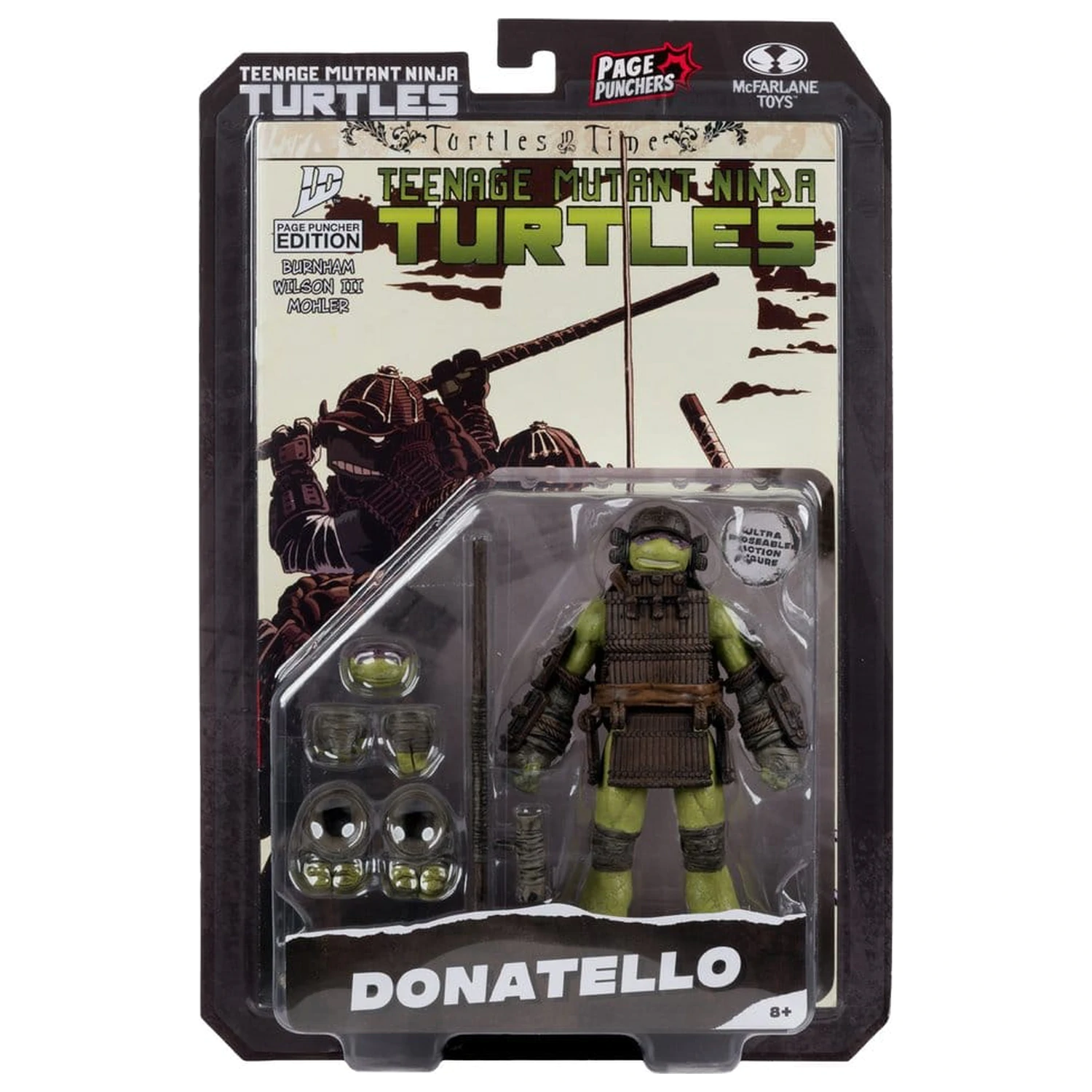 Teenage Mutant Ninja Turtles Page Punchers Actionfigur Donatello (Turtles in Time) 13 cm Produktfoto