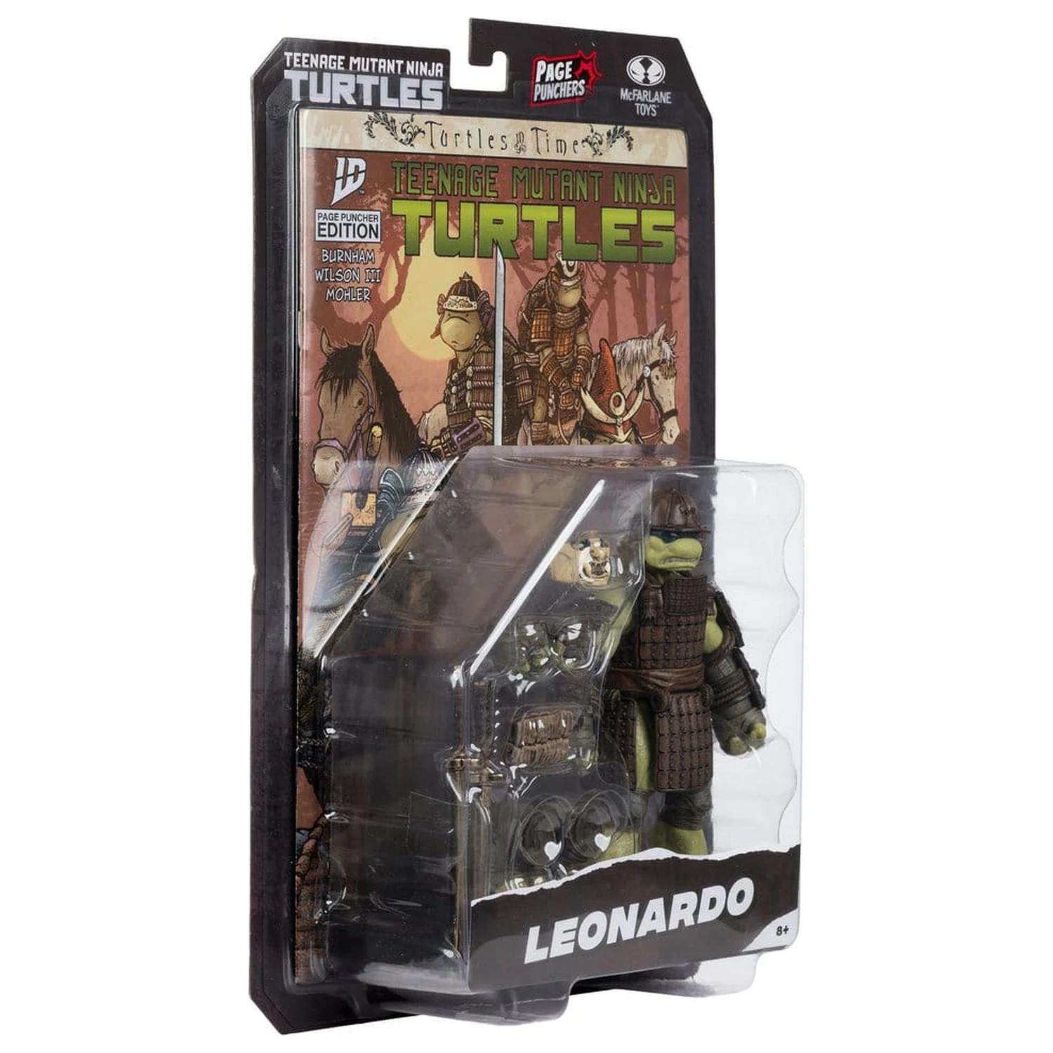 Teenage Mutant Ninja Turtles Page Punchers Actionfigur Leonardo (Turtles in Time) 13 cm Produktfoto