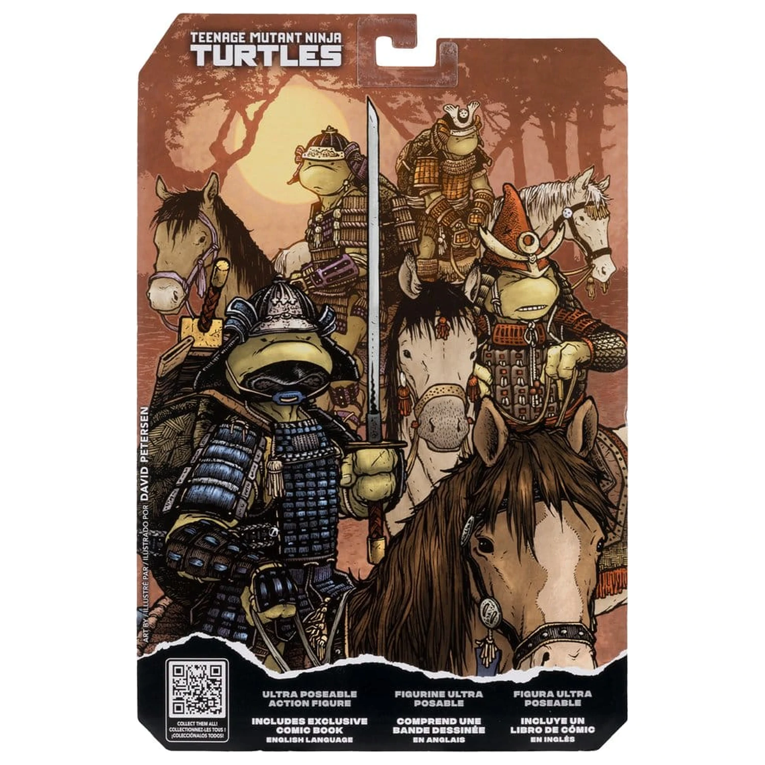 Teenage Mutant Ninja Turtles Page Punchers Actionfigur Leonardo (Turtles in Time) 13 cm Produktfoto