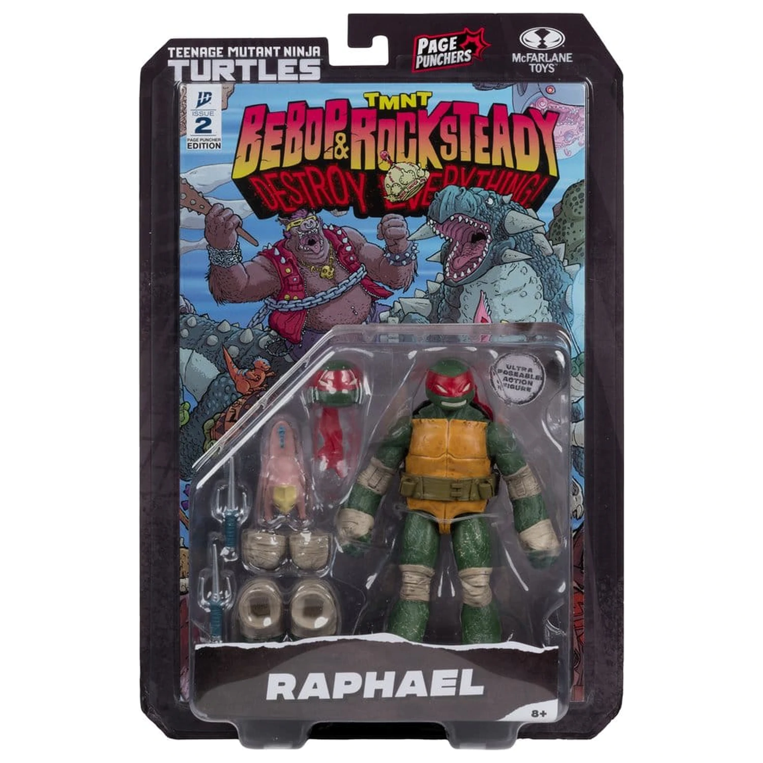 Teenage Mutant Ninja Turtles Page Punchers Action-Figur Raphael 13 cm Produktfoto
