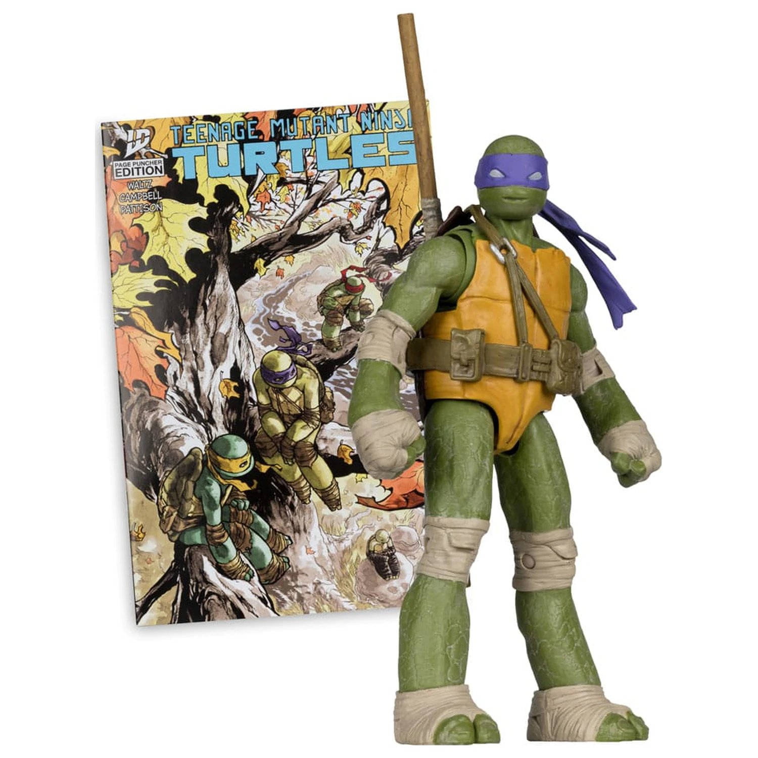 Teenage Mutant Ninja Turtles Page Punchers Actionfigur Donatello 13 cm Produktfoto