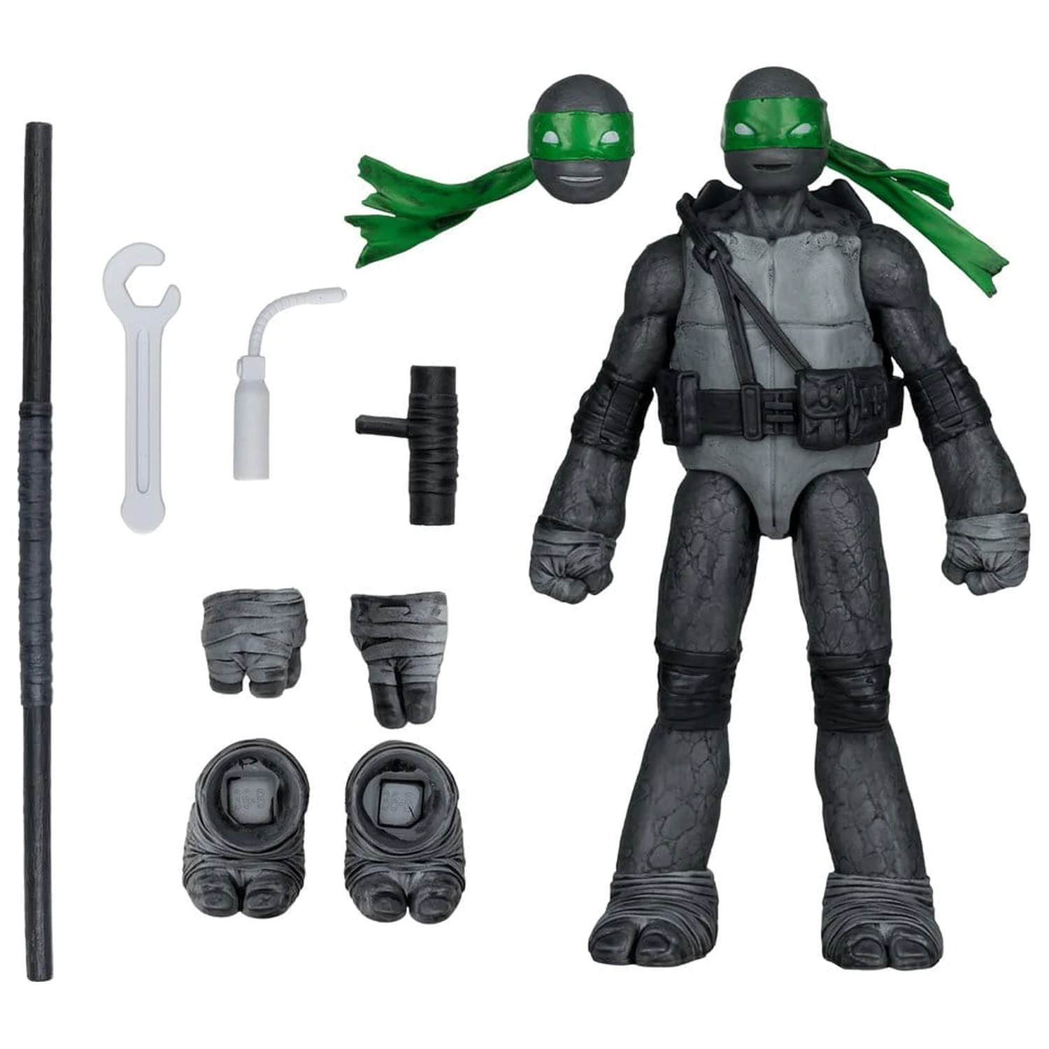 Teenage Mutant Ninja Turtles Page Punchers Actionfigur Donatello (Schwarz Weiß & Grün ) (Red Platinum Edition) 13 cm Produktfoto