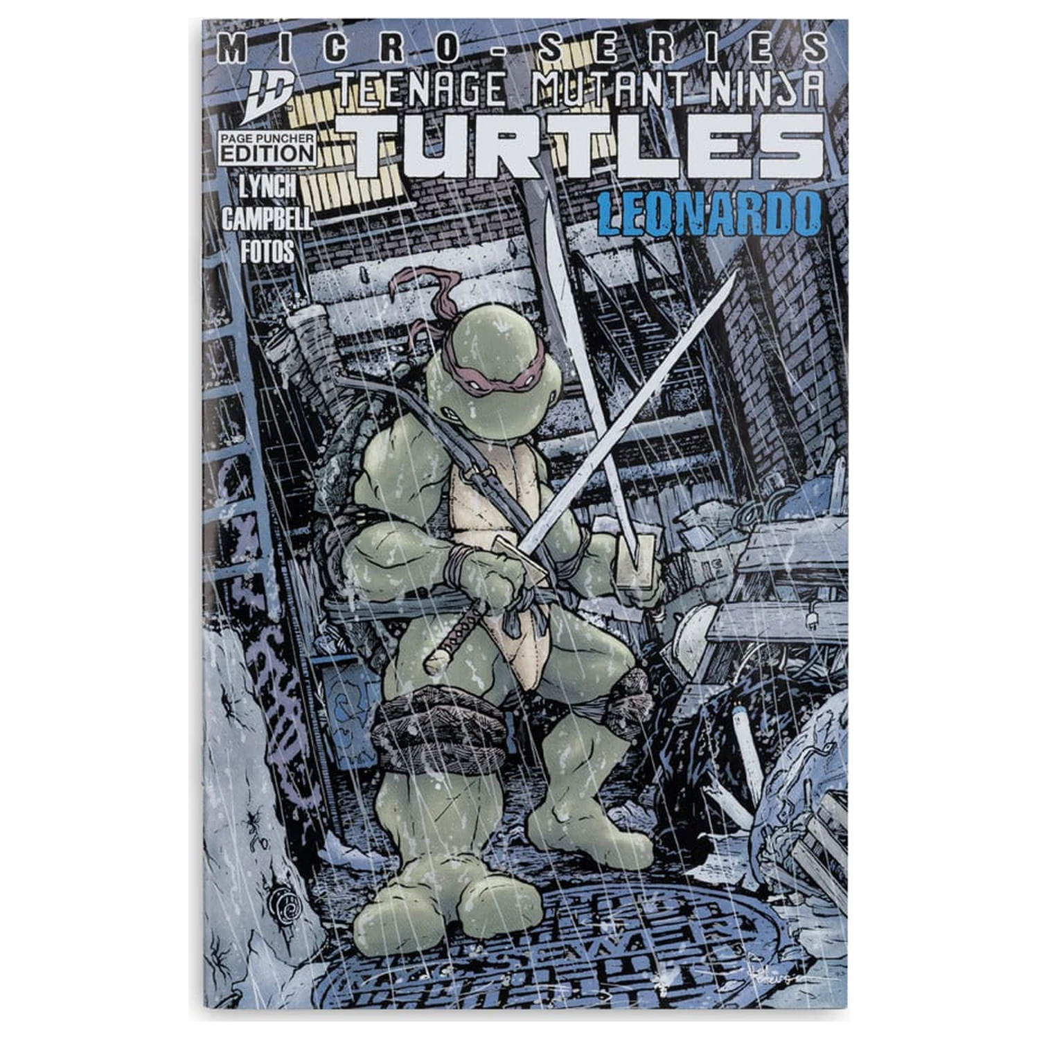 Teenage Mutant Ninja Turtles Page Punchers Action-Figur Leonardo 13 cm Produktfoto