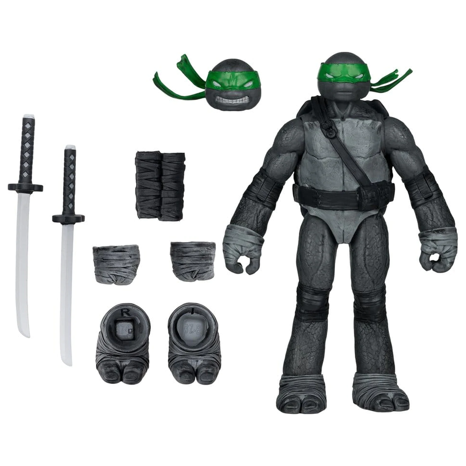 Teenage Mutant Ninja Turtles Page Punchers Actionfigur Leonardo (Black White & Green) (Red Platinum Edition) 13 cm Produktfoto