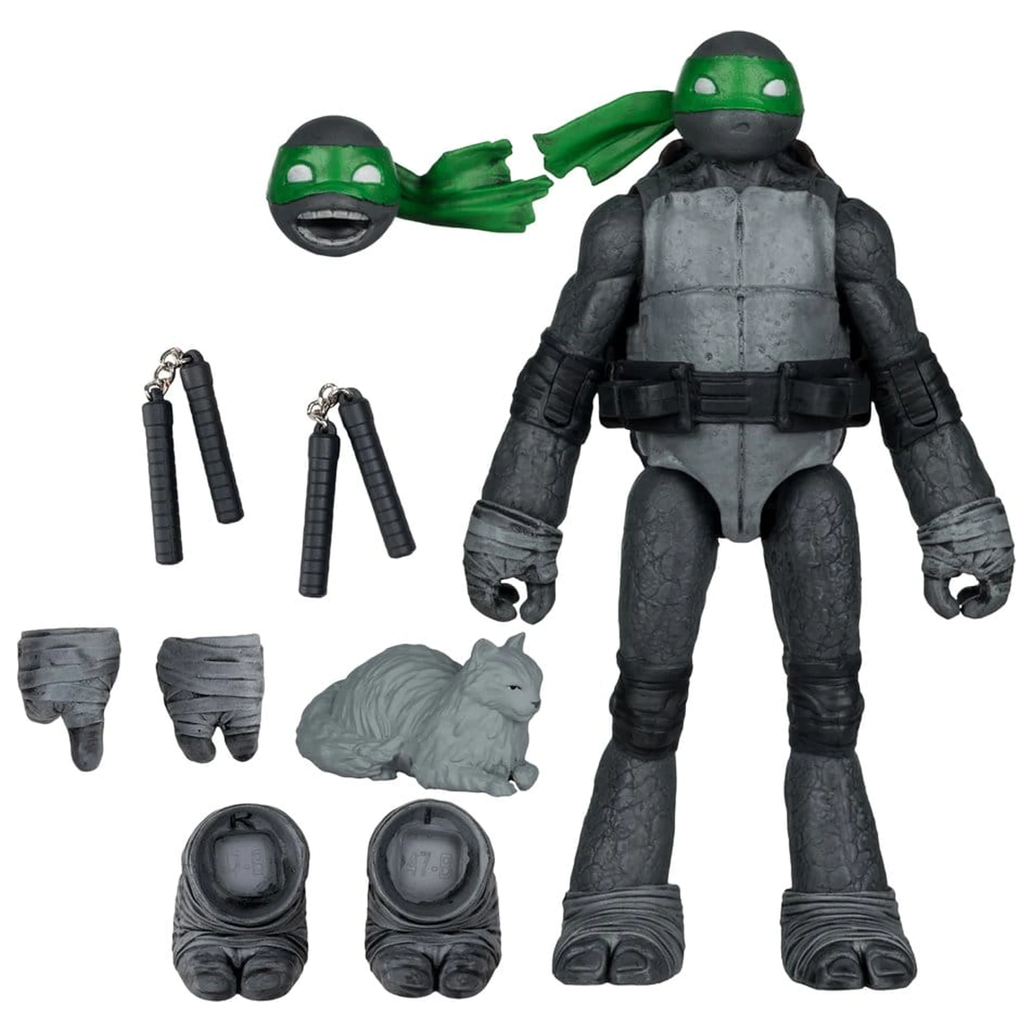Teenage Mutant Ninja Turtles Page Punchers Action-Figur Michelangelo (Black White & Green) (Red Platinum Edition) 13 cm Produktfoto