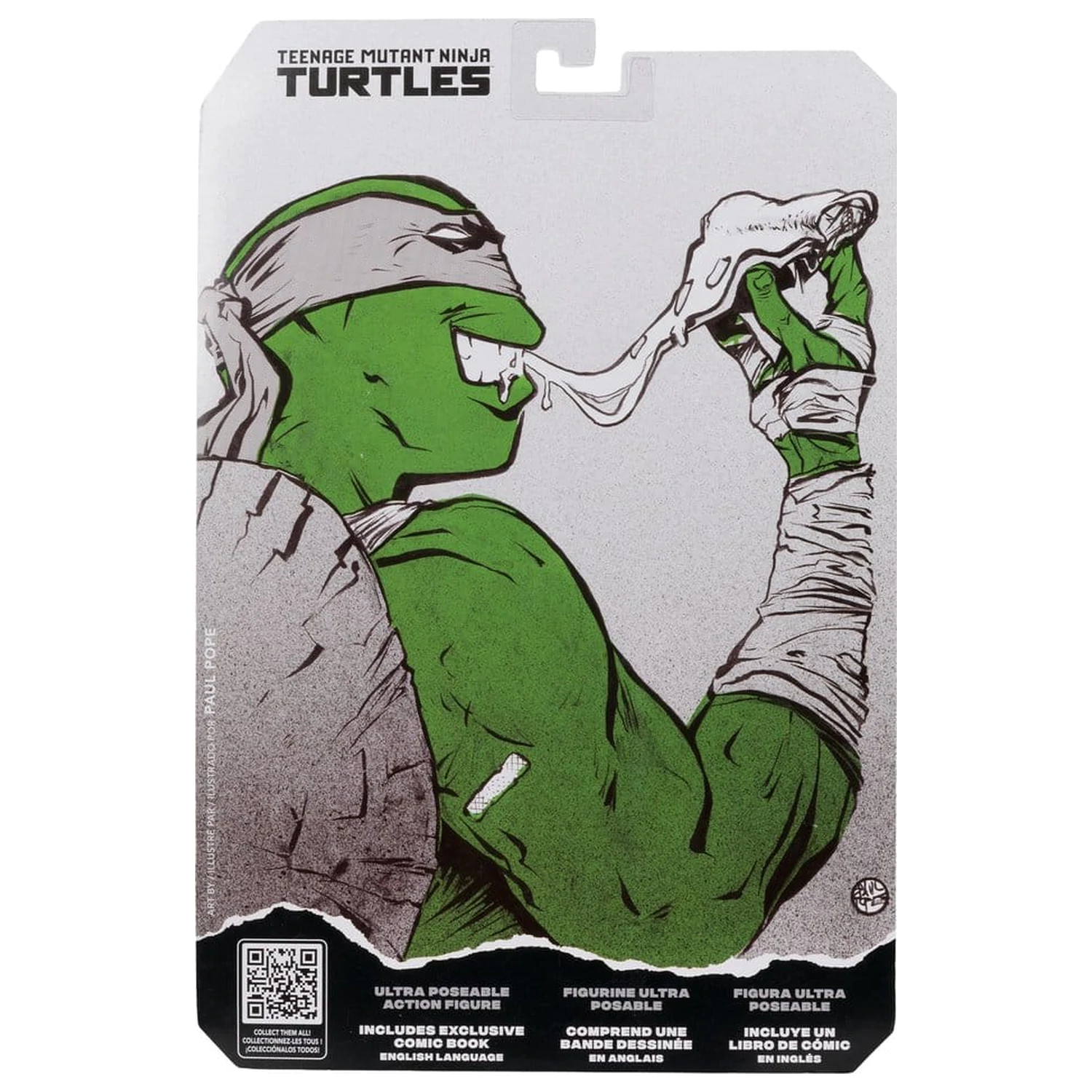 Teenage Mutant Ninja Turtles Page Punchers Action-Figur Michelangelo (Black White & Green) (Red Platinum Edition) 13 cm Produktfoto