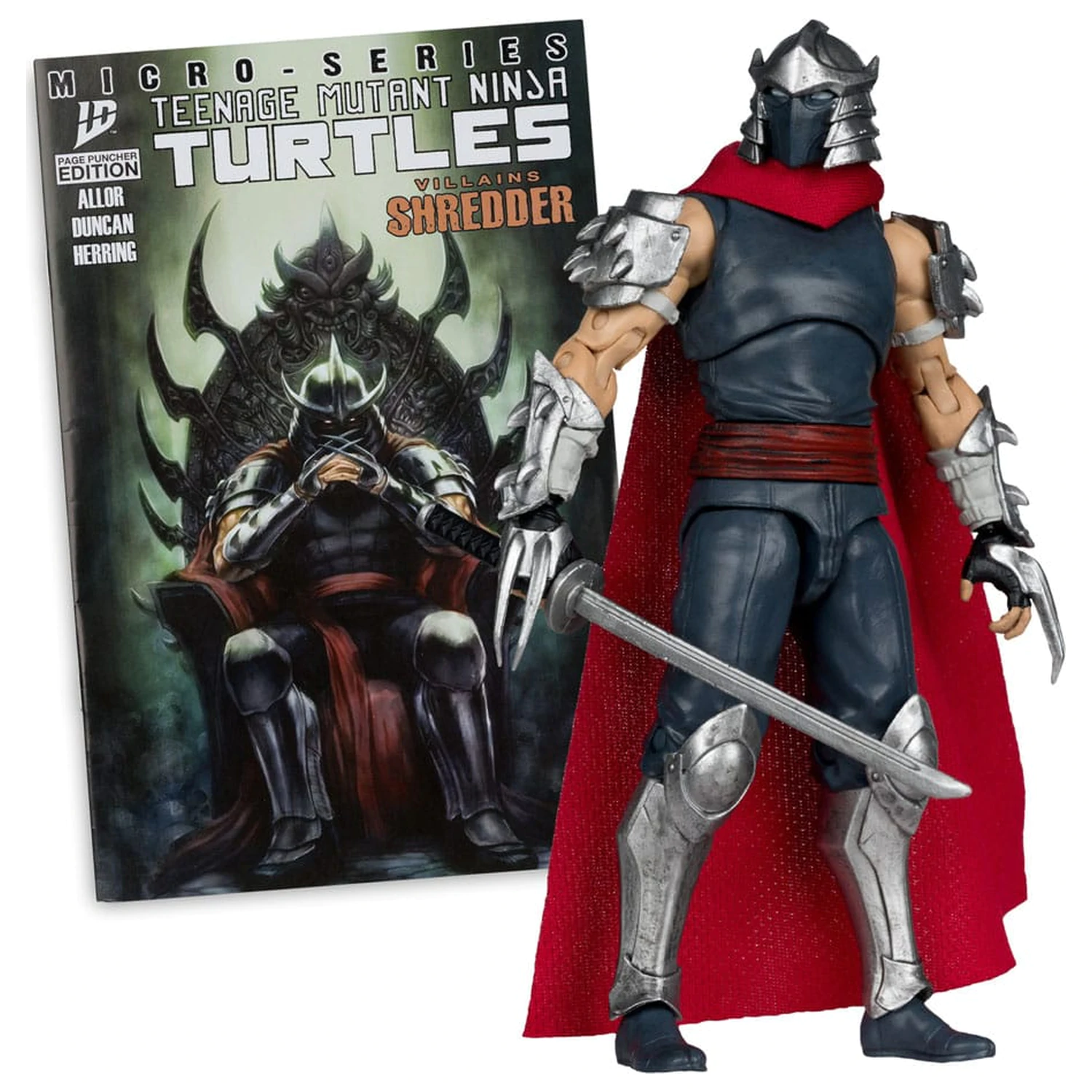 Teenage Mutant Ninja Turtles Page Punchers Action Figur Shredder 14 cm Produktfoto