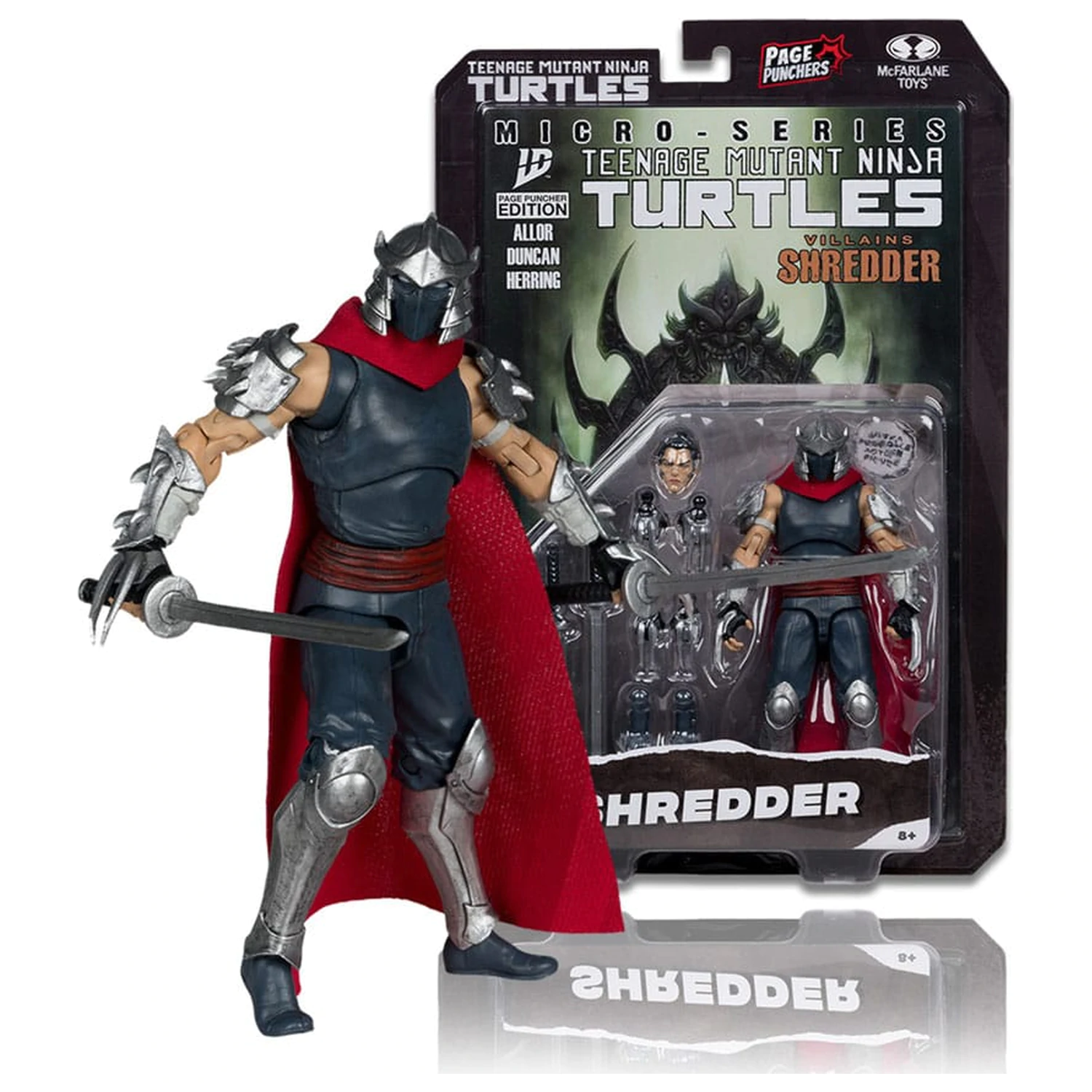 Teenage Mutant Ninja Turtles Page Punchers Action Figur Shredder 14 cm Produktfoto
